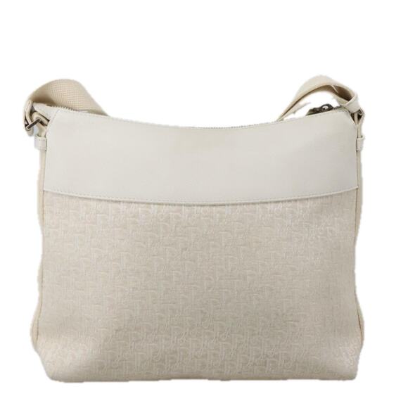 DIOR Trotter Canvas Shoulder Bag White - Picture 3 of 12